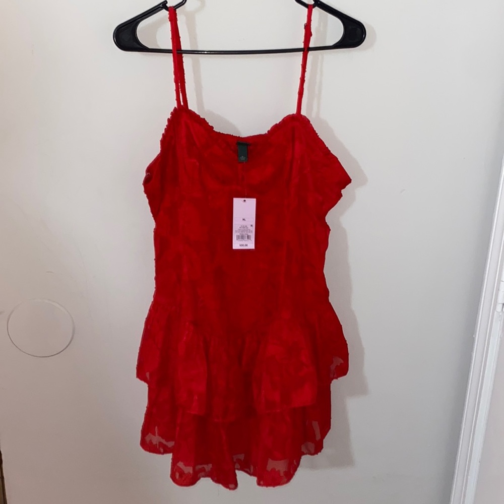 NEW WITH TAGS! Cute little red mini dress!